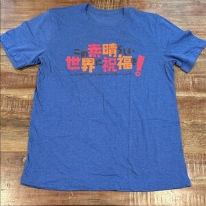 Konosuba t-shirt from KonoSuba anime series. Soft 100% cotton from TeePublic